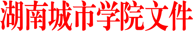 湖南城市学院文件